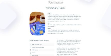 Relaunch Joomla! Work Smarter Cards